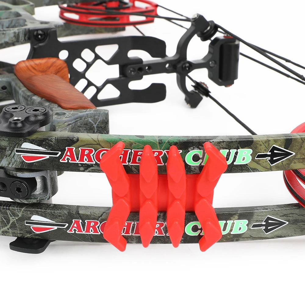 Dual-use Compound Bow Set 30-60lbs 19" Axle Hunting Steel Ball 420FPS Let off 80% Right Hand for Outdoor Target Shooting Bow