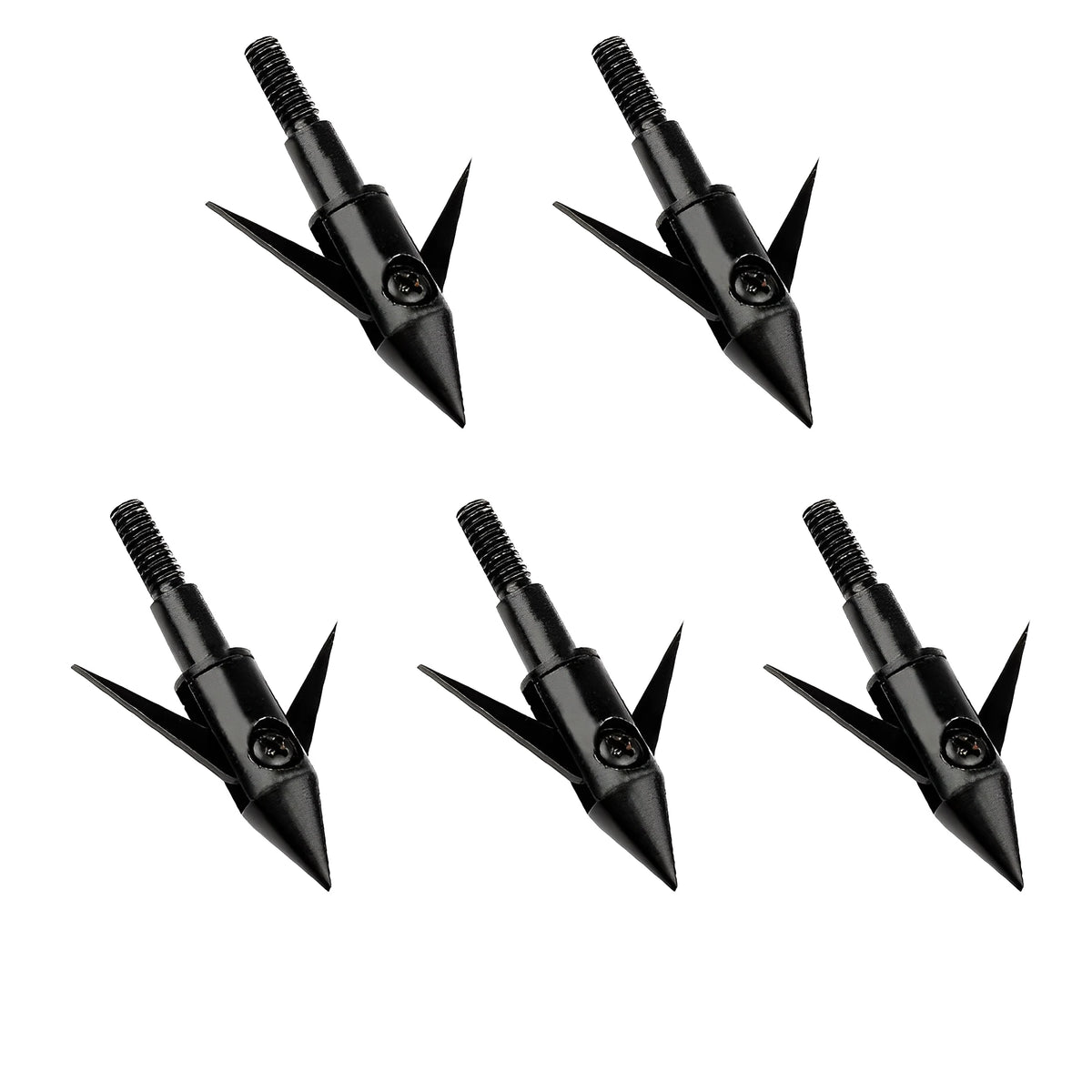 6/12/24pcs Hunting Broadheads Bowfishing Broadheads 150 Grain Archery Arrowheads Bow Fishing Arrow Tip with 2 Blades Sharp Barb