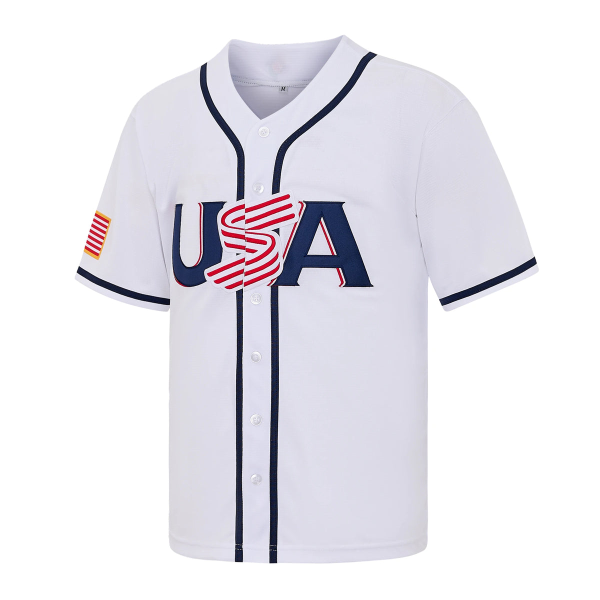 Men's Aaron Judge #99 USA White Baseball Jersey, Exquisite Full Embroidery Jersey, WBC World Classic National Team Fan Apparel, Game Day Casual Sports Shirt