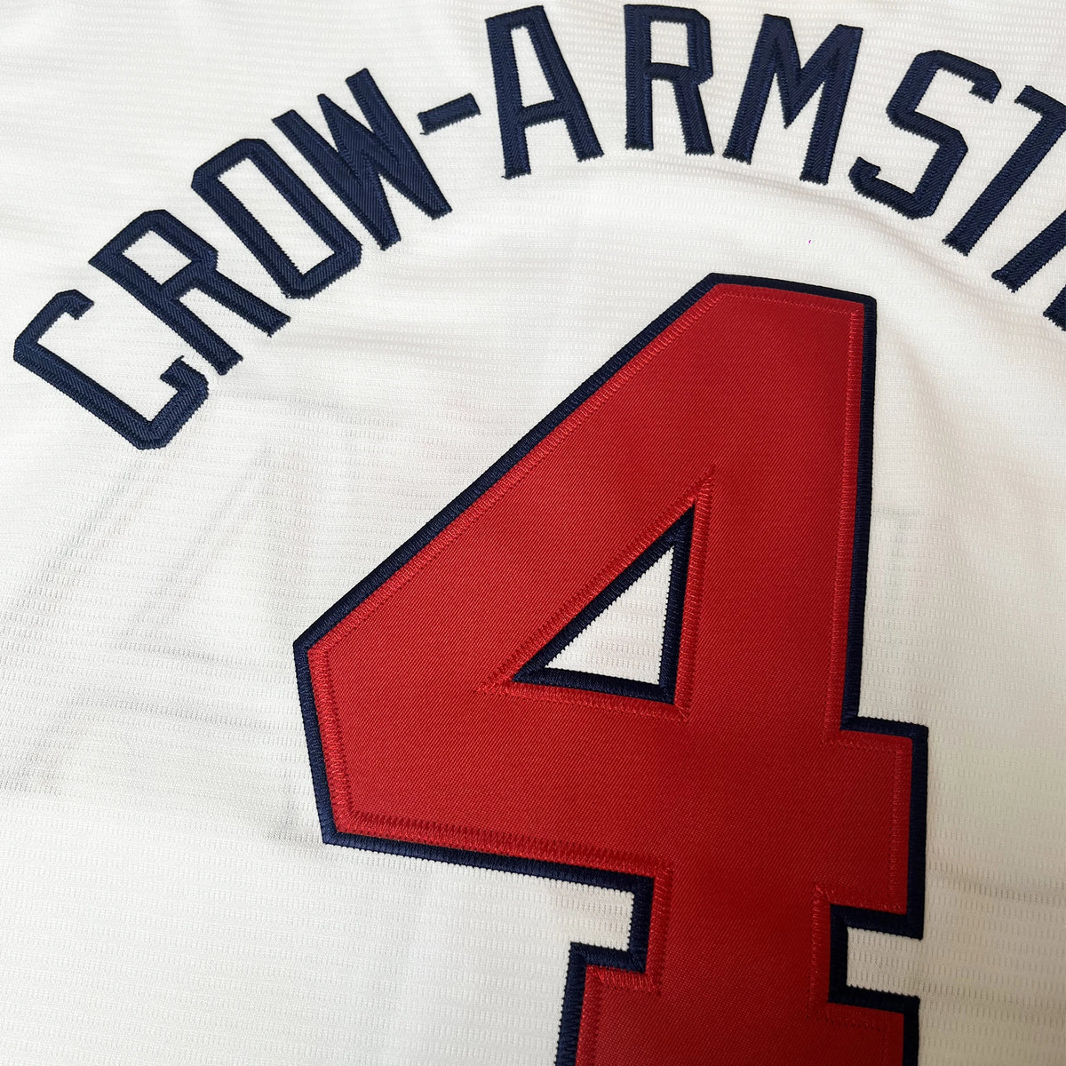 Men's Crow-Armstrong #4 USA White Baseball Jersey, Exquisite Full Embroidery Jersey, WBC World Classic National Team Fan Apparel, Game Day Casual Sports Shirt