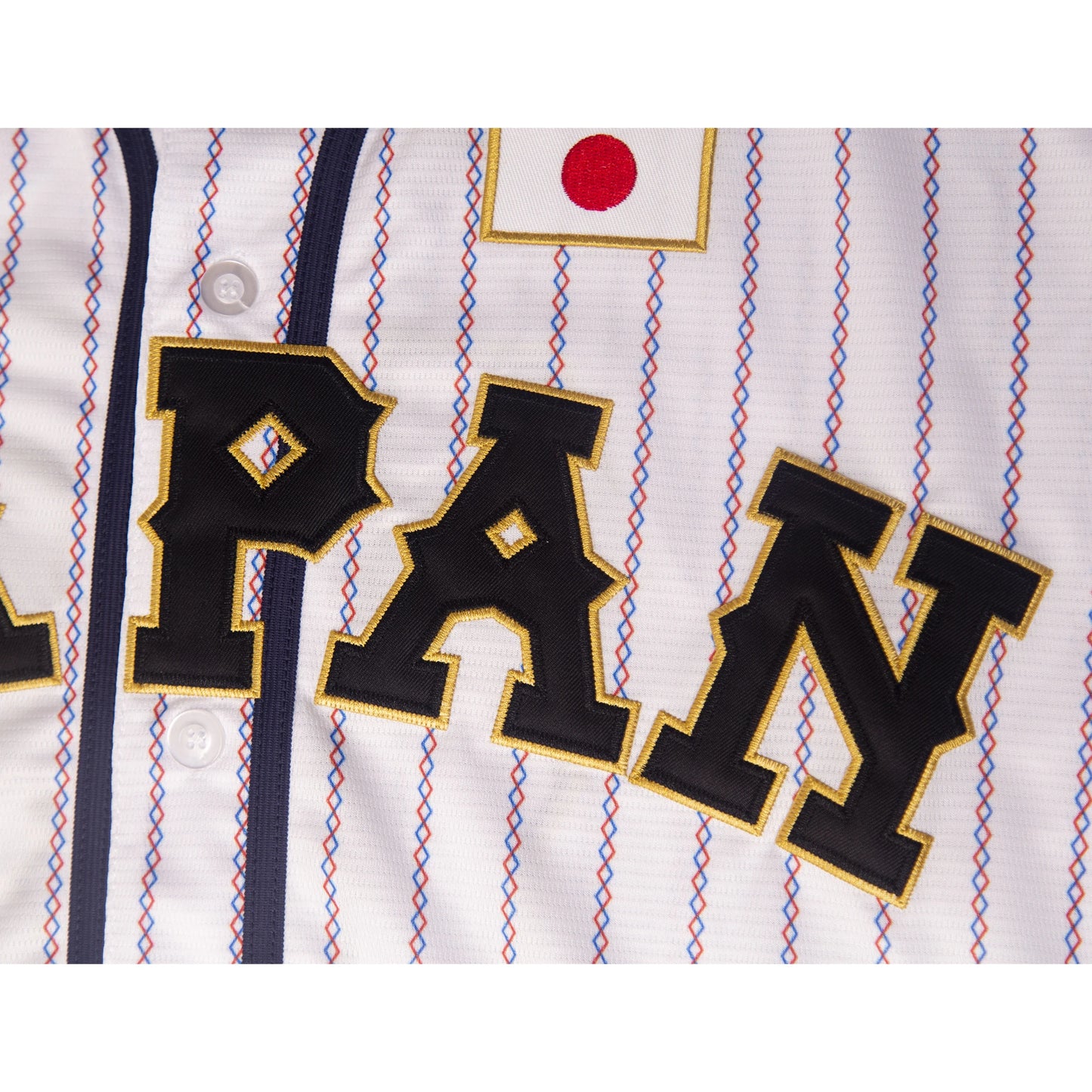 Men’s #16 Japan Samurai White Striped、Black Striped Ohtani Baseball Jersey, Letter Embroidery Competition Training Baseball Apparel, Fan Gif