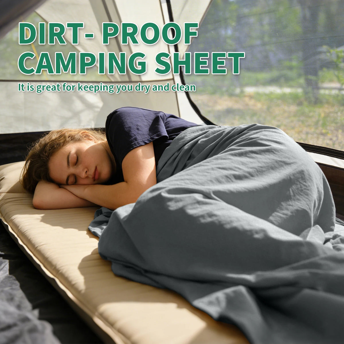 MAPLEAF Sleeping Bag Liner Camping Sheet Outdoor Travel Hiking Camping Sleeping Bag Lightweight Portable Summer Sleeping Bag