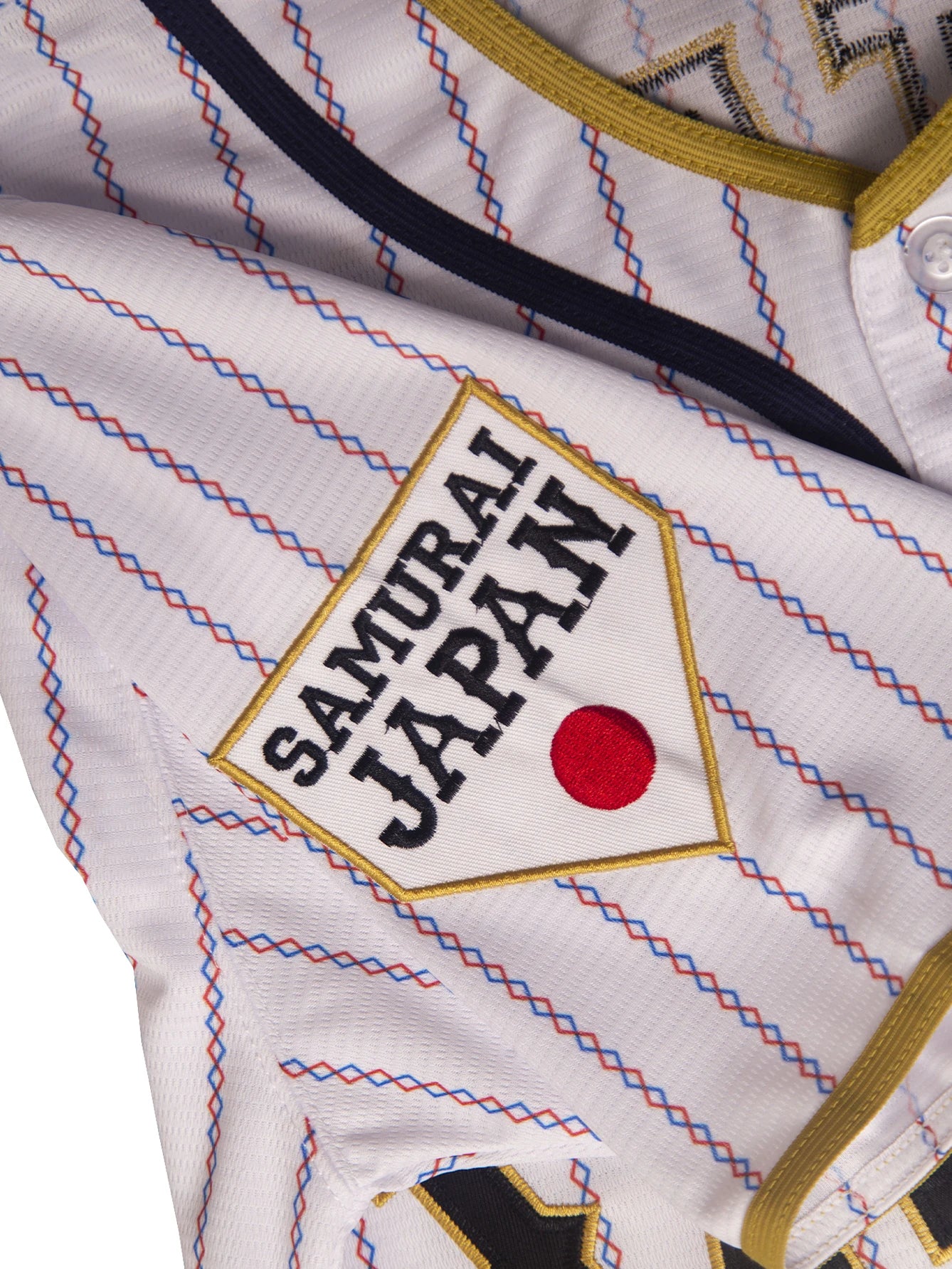 Men’s #16 Japan Samurai White Striped、Black Striped Ohtani Baseball Jersey, Letter Embroidery Competition Training Baseball Apparel, Fan Gif