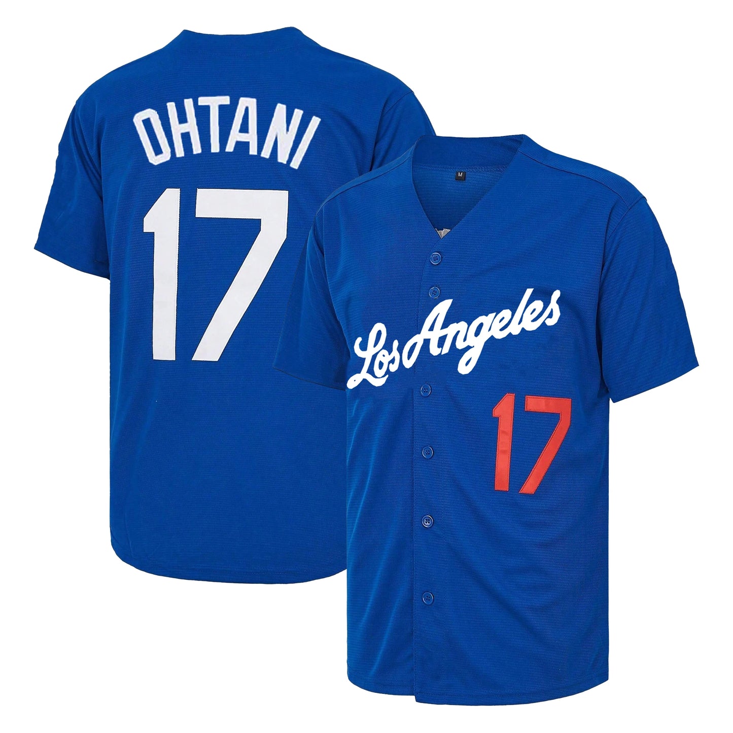 Men's #17 Ohtani Baseball Jersey, Exquisite Embroidered T-Shirt Available In Both Cherry Blossom and Non-Cherry Blossom Versions Training Match Baseball Jersey