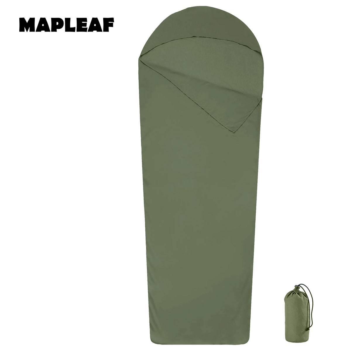 MAPLEAF Sleeping Bag Liner Camping Sheet Outdoor Travel Hiking Camping Sleeping Bag Lightweight Portable Summer Sleeping Bag