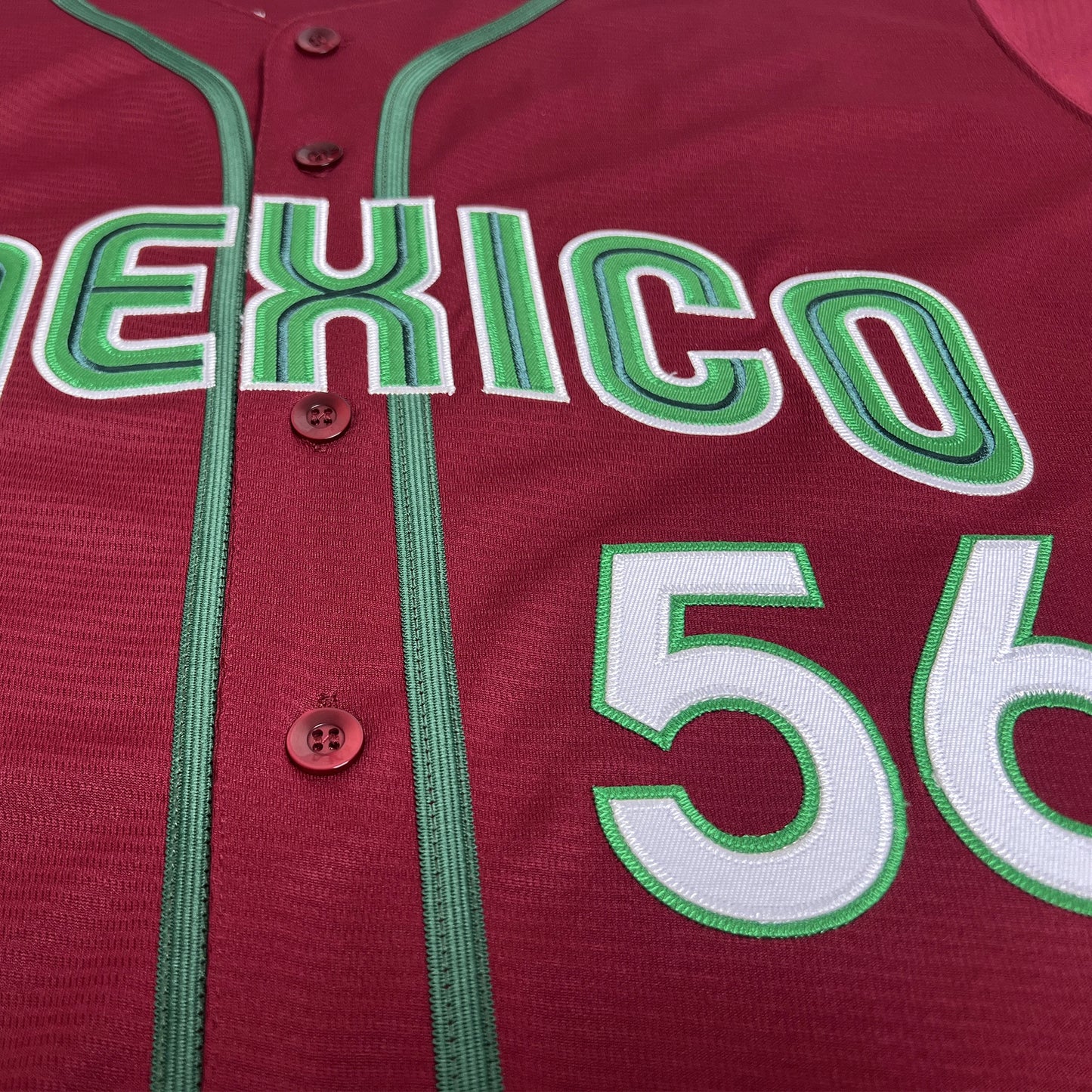 Men’s Mexico #56 Randy Arozarena Red Baseball Jersey World Baseball Classic Souvenir Jersey,Lettered Embroidered , Gift for Game Day
