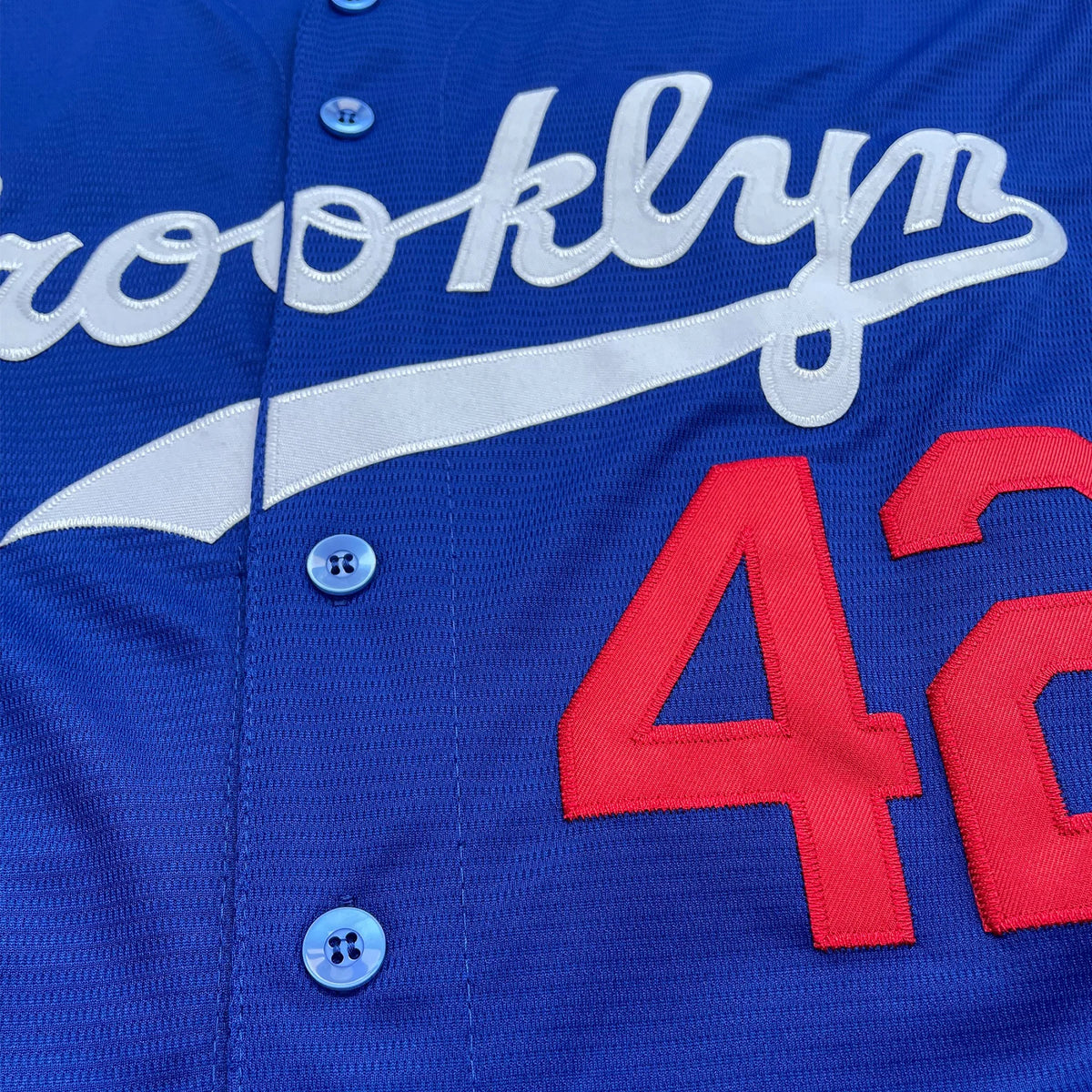 Men's #42 Jackie Robinson Legend Blue, White Baseball Jersey, Letter Embroidery Baseball Clothing, World Baseball Classic Fan Gift