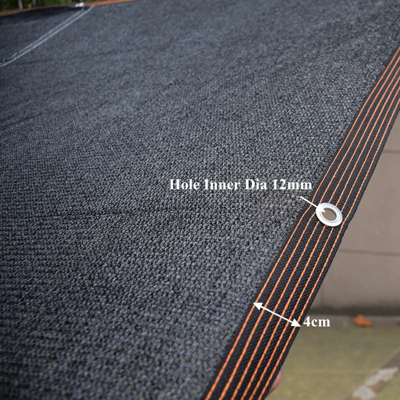 6 12Pin Sunshade Net Black Green Blue Anti-UV HDPE Garden Succulent Plant Shading Net Outdoor Swimming Pool Cover Sun Shade Net