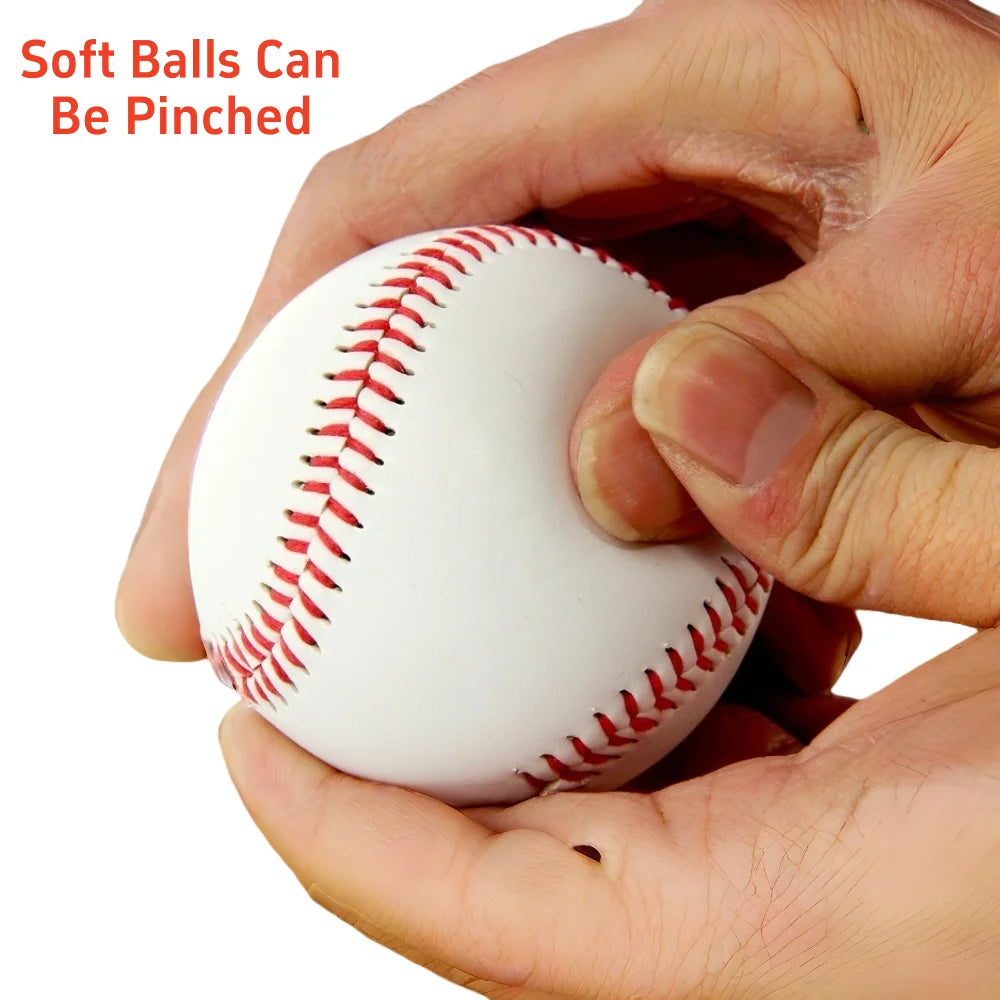 No. 9 Baseball Softball Hardball Training Handmade Balls Fitness Products White Safety Baseballs Men's Practice Team Game
