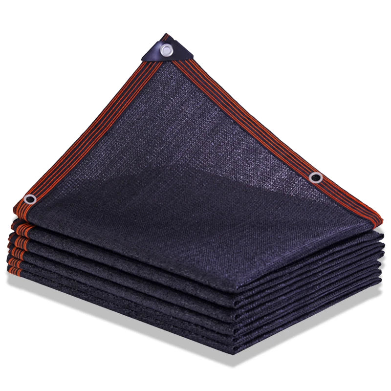 6 12Pin Sunshade Net Black Green Blue Anti-UV HDPE Garden Succulent Plant Shading Net Outdoor Swimming Pool Cover Sun Shade Net
