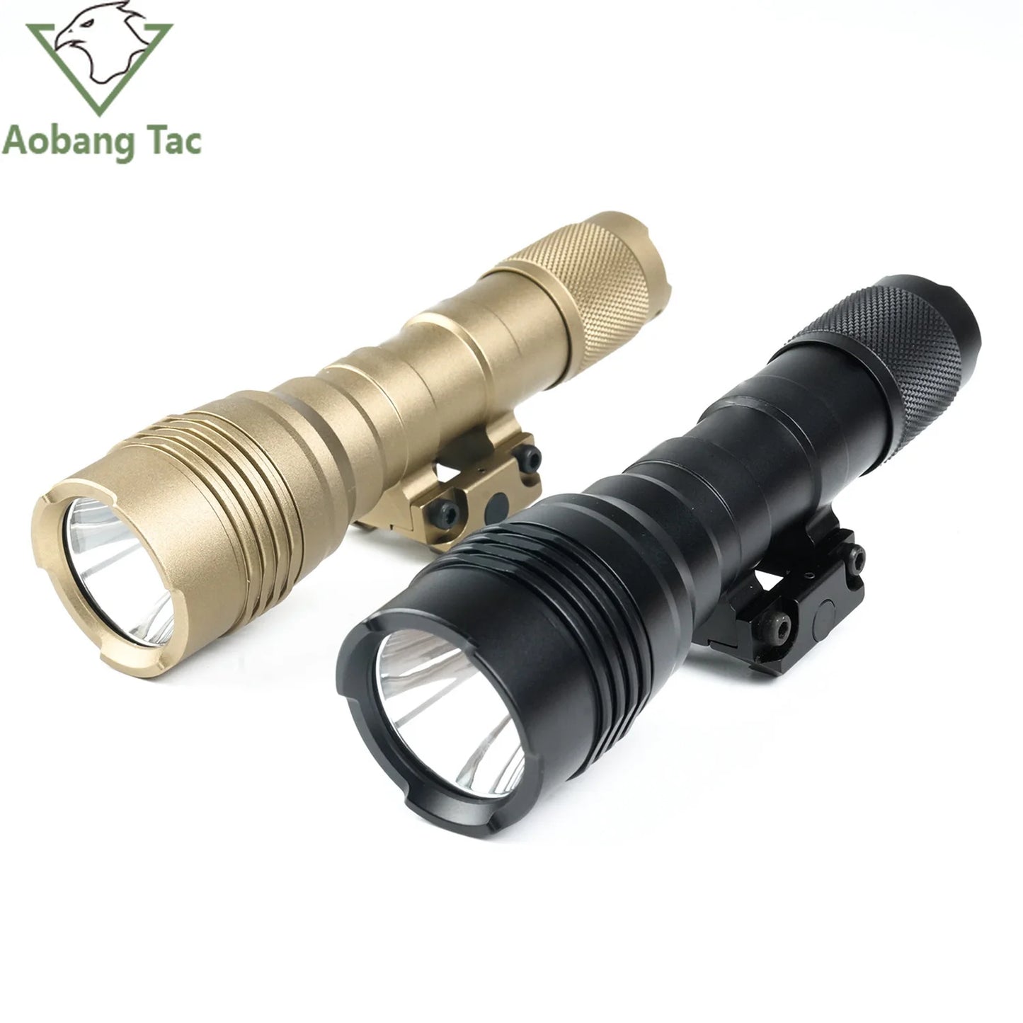 Tactical Flashlight Metal 900 Lumens Strobe Scout Light LED Dual Function Remote Pressure Switch 20mm Picatinny Rail