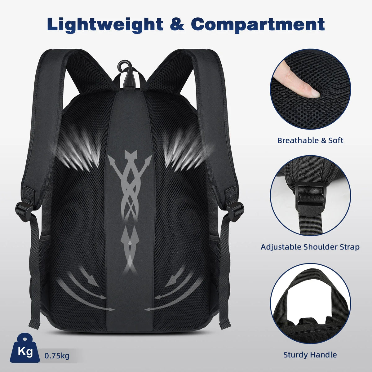 Large Capacity Baseball Backpack Outdoor Sport Lightweight Backpack for Baseball Softball Bat Backpack With Shoe Compartment