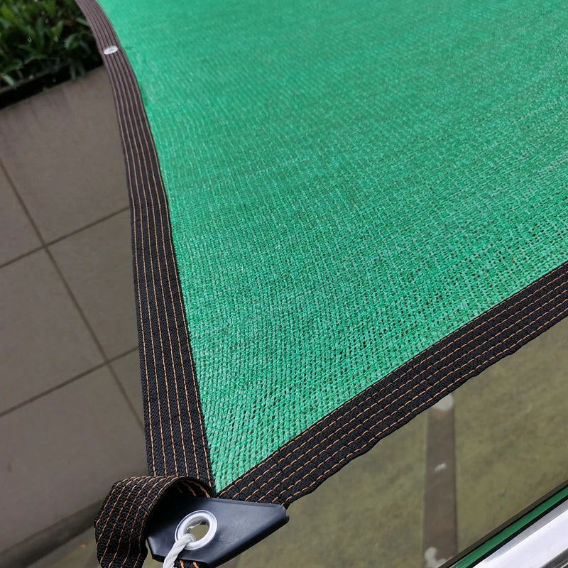 6 12Pin Sunshade Net Black Green Blue Anti-UV HDPE Garden Succulent Plant Shading Net Outdoor Swimming Pool Cover Sun Shade Net