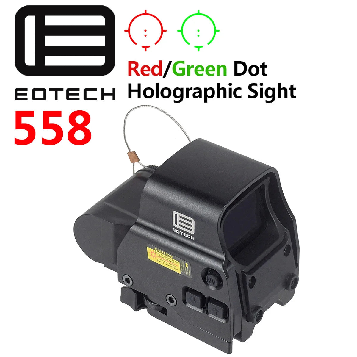 EOTECH 558 G33 Holographic Sight Red Green Dot Reflex Riflescopes Tactical G33 3X G45 5X Magnifier UNITY Fast Optic Riser Mount