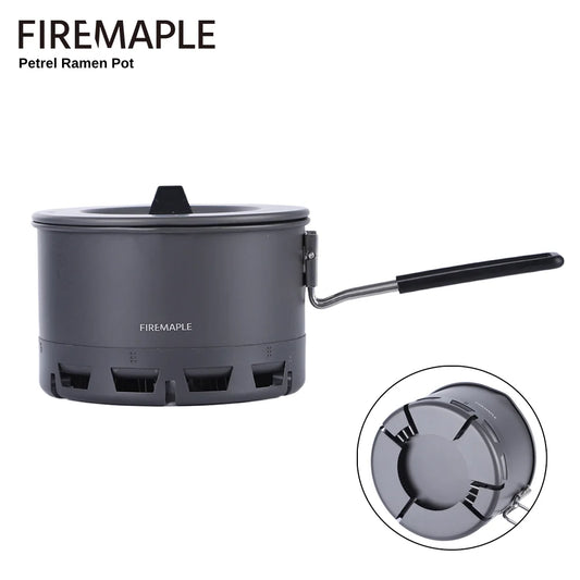 Fire-Maple Petrel Ramen Pot Ultralight Heat Exchanger Lightweight Portable Pot for Hiking Travel Camping Backpacking