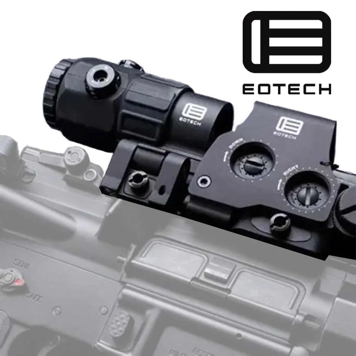 EOTECH 558 G33 Holographic Sight Red Green Dot Reflex Riflescopes Tactical G33 3X G45 5X Magnifier UNITY Fast Optic Riser Mount