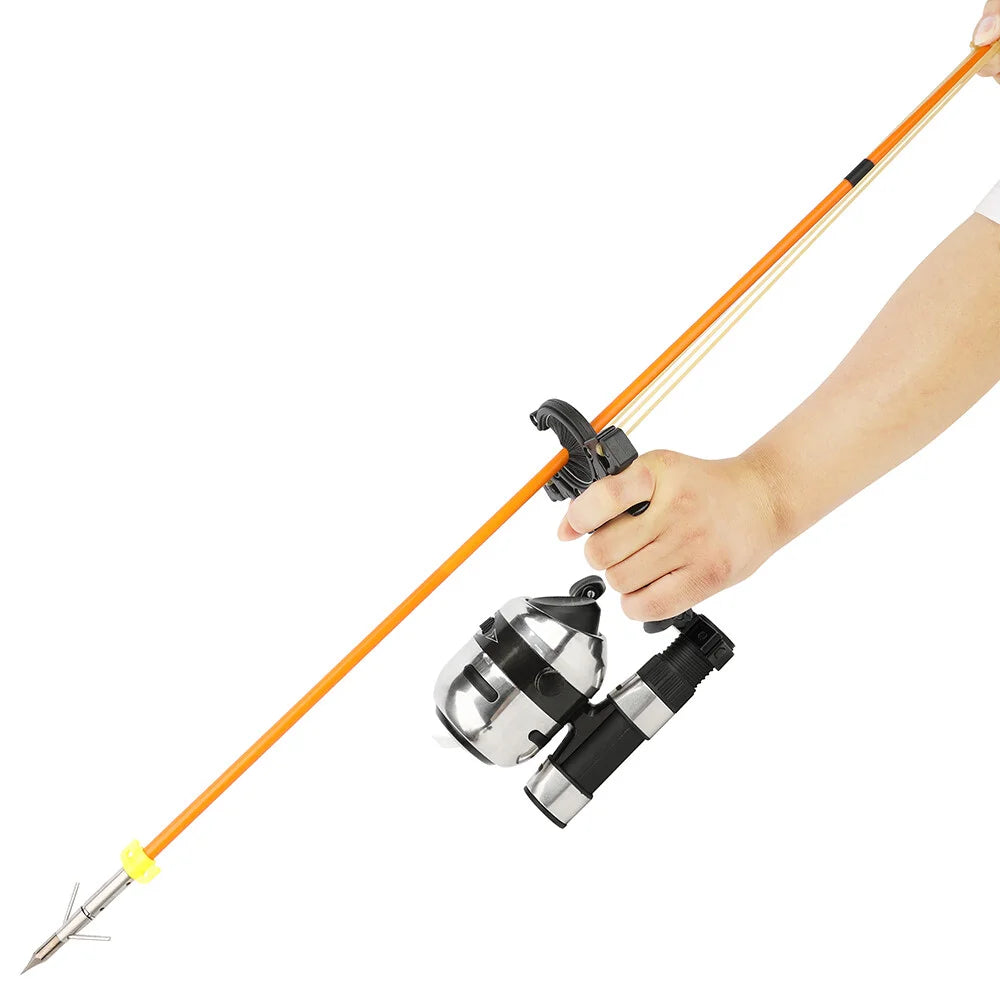 Bowfishing Slingshot Catapult Kit Slingbow Bow Arrow Set for Adults Outdoor Fishing Hunting Shooting Archery Sports Accessories