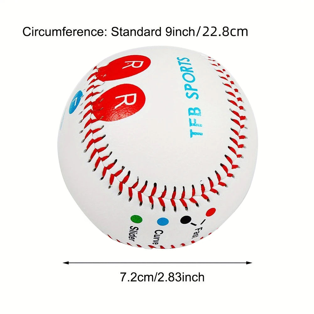 1/2PCS Baseball Softball Hardball Training Handmade Balls Handmade Balls Fitness Products White Safety Kid Baseballs Men's Pract