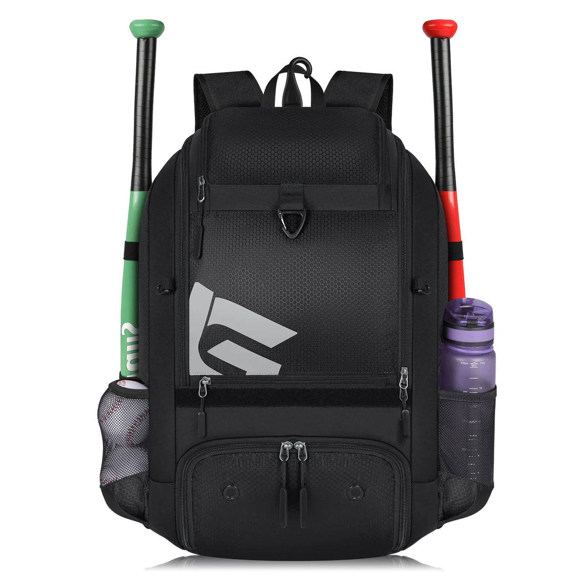 Large Capacity Baseball Backpack Outdoor Sport Lightweight Backpack for Baseball Softball Bat Backpack With Shoe Compartment