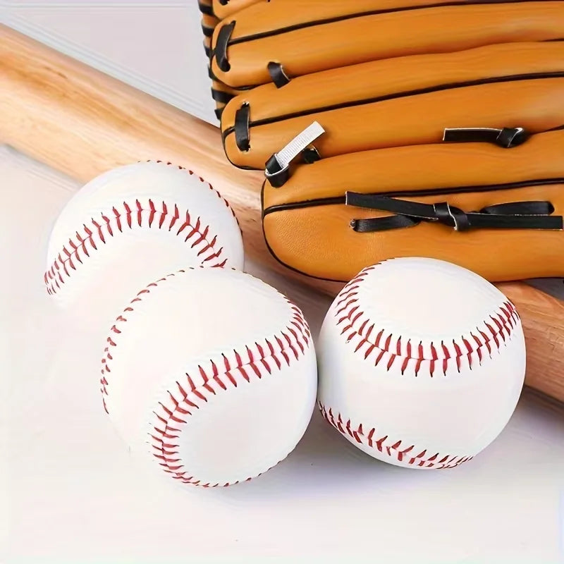 No. 9 Baseball Softball Hardball Training Handmade Balls Fitness Products White Safety Baseballs Men's Practice Team Game