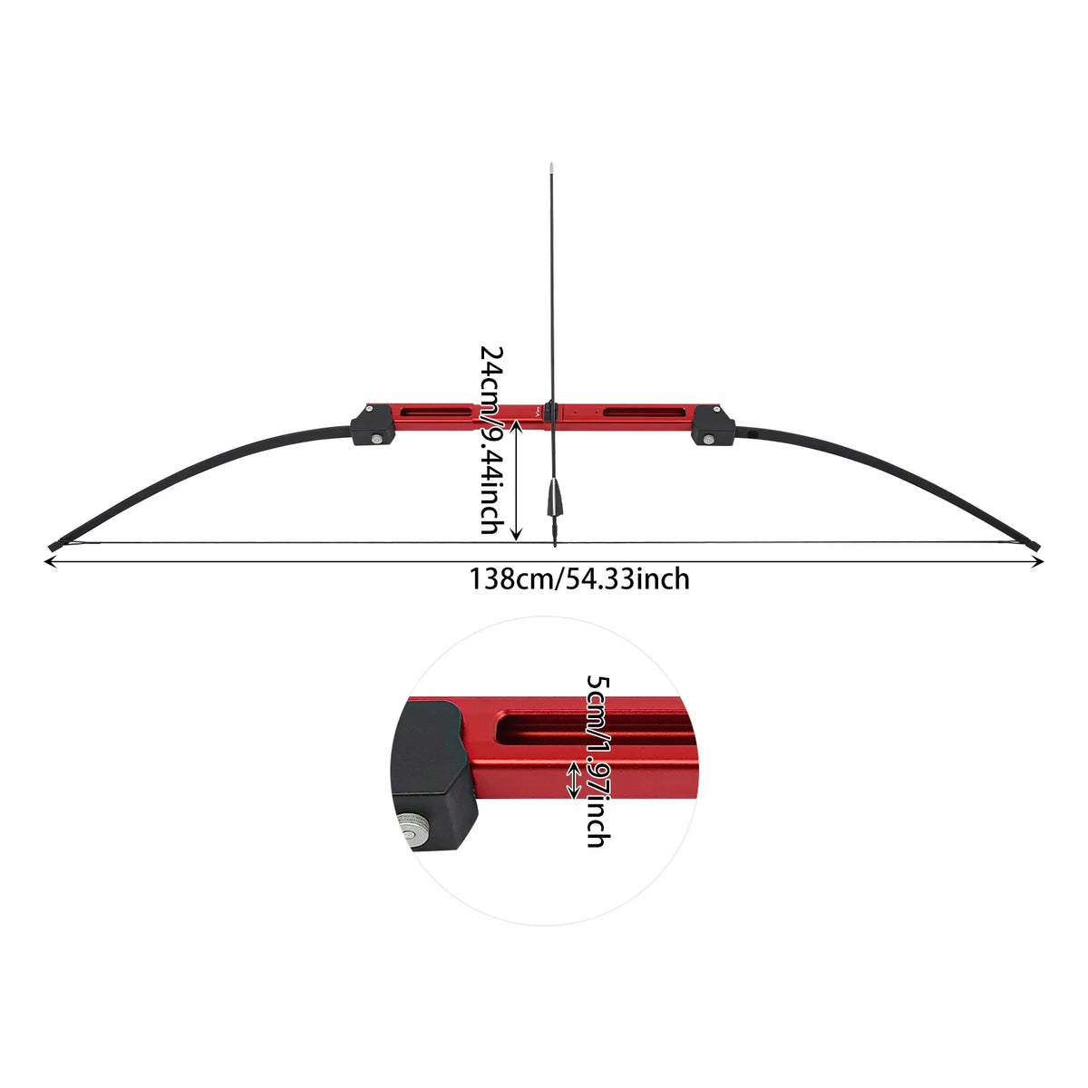 Portable Folding Bow Arrow Set High Tensile Stable Bow Body Smooth Shooting Storage Bag Outdoor Archery Training Hunting Lightweight Practice Gear