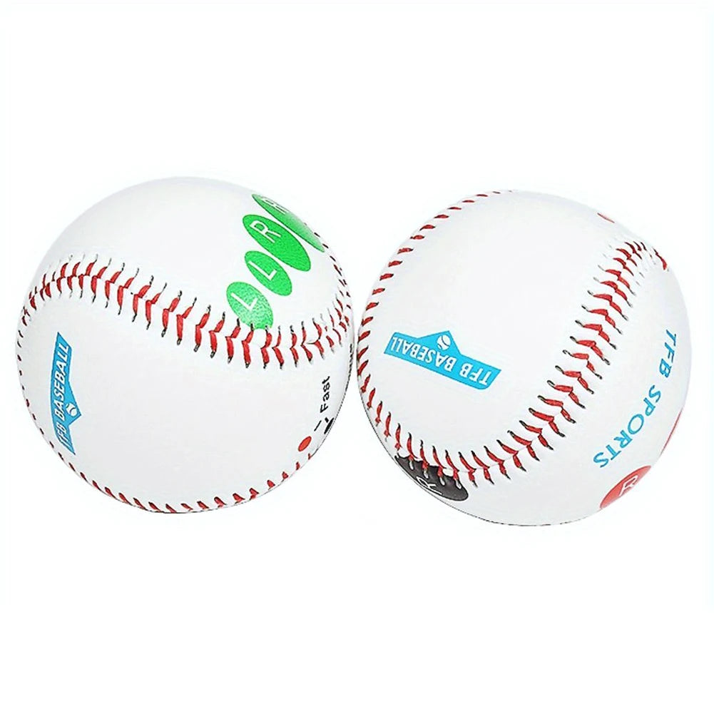 1/2PCS Baseball Softball Hardball Training Handmade Balls Handmade Balls Fitness Products White Safety Kid Baseballs Men's Pract