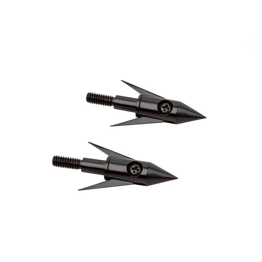6/12/24pcs Hunting Broadheads Bowfishing Broadheads 150 Grain Archery Arrowheads Bow Fishing Arrow Tip with 2 Blades Sharp Barb